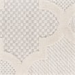 Nourison Easy Care 7' x 10' Ivory White Fabric Modern Area Rug (7' x 10')