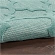 Nourison Easy Care 9' x 12' Aqua/Teal Indoor/Outdoor Fabric Rug