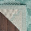 Nourison Easy Care 9' x 12' Aqua/Teal Indoor/Outdoor Fabric Rug