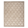 Nourison Easy Care 9' x 12' Natural Beige Fabric Modern Area Rug