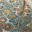 Nourison Allur 4' x 6' Turquoise Ivory Fabric Bohemian Area Rug (4' x 6')