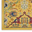 Nourison Allur 8' Runner Yellow Multicolor Fabric Bohemian Area Rug (8' Runner)