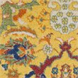 Nourison Allur 8' Runner Yellow Multicolor Fabric Bohemian Area Rug (8' Runner)