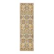 Nourison Allur 8' Runner Ivory Multicolor Fabric Bohemian Area Rug (8' Runner)