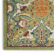 Nourison Allur 8' Runner Sage Ivory Fabric Bohemian Area Rug (8' Runner)
