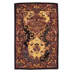 Nourison India House 30x48&quot Rectangle Traditional Wool Area Rug in Multi-Color