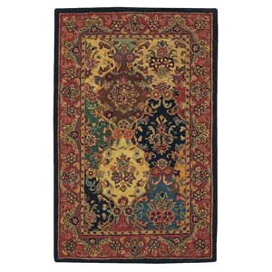 Nourison India House 42x66&quot Rectangle Traditional Wool Area Rug in Multi-Color