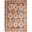 Nourison Reseda Rectangle Traditional Polyester Area Rug in Multi-Color