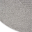 Nourison Palamos Round Contemporary Polypropylene Area Rug in Light Gray