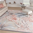 Nourison Pompeii Contemporary Polypropylene Polyester Area Rug in Multi-Color