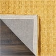 Nourison Perris Rectangle Contemporary Wool Area Rug in Gold