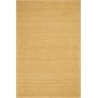 Nourison Perris Rectangle Contemporary Wool Area Rug in Gold