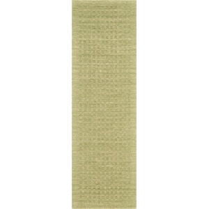 Nourison Perris Runner Shape Contemporary Wool Area Rug in Green