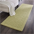 Nourison Perris Rectangle Contemporary Wool Area Rug in Green