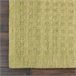 Nourison Perris Rectangle Contemporary Wool Area Rug in Green