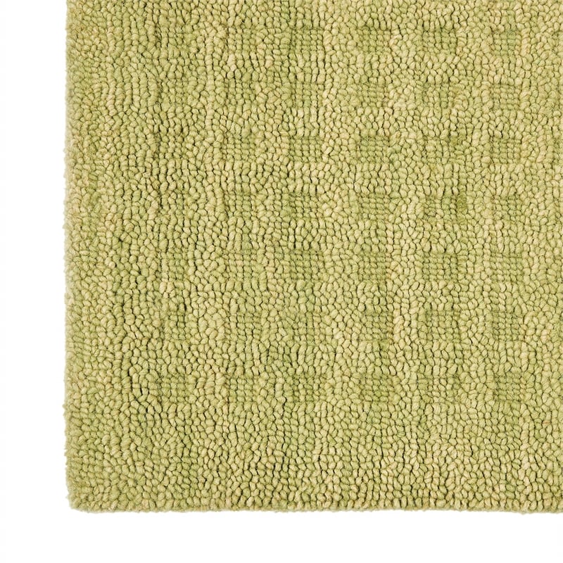 Nourison Perris Rectangle Contemporary Wool Area Rug in Green
