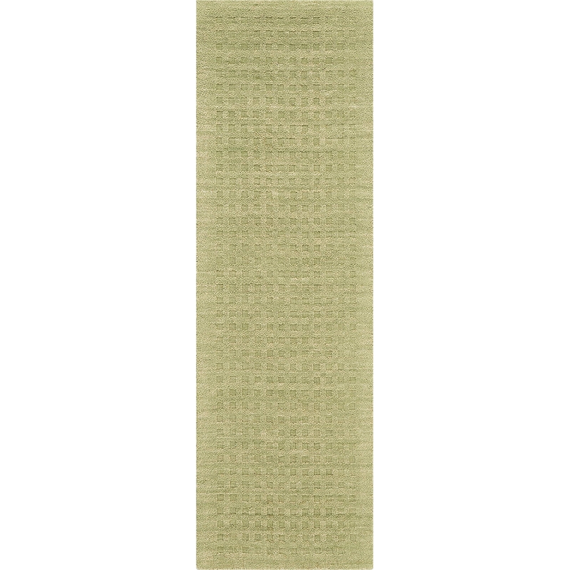 Nourison Perris Rectangle Contemporary Wool Area Rug in Green