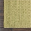 Nourison Perris Rectangle Contemporary Wool Area Rug in Green