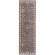 Nourison Reseda Runner Traditional Polyester Area Rug in Blue
