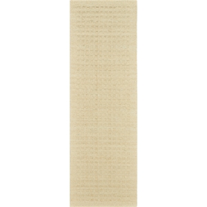 Nourison Perris Runner Shape Contemporary Wool Area Rug in Ivory