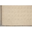 Nourison Perris Rectangle Contemporary Wool Area Rug in Ivory