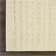 Nourison Perris Rectangle Contemporary Wool Area Rug in Ivory