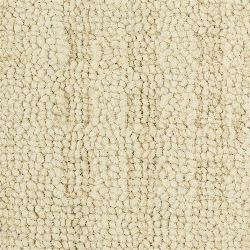 Nourison Perris Rectangle Contemporary Wool Area Rug in Ivory