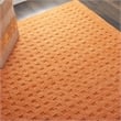 Nourison Perris Rectangle Contemporary Wool Area Rug in Sunset