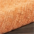 Nourison Perris Rectangle Contemporary Wool Area Rug in Sunset