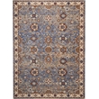 Nourison Reseda Rectangle Traditional Polyester Area Rug in Sky