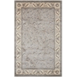 Nourison Somerset Rectangle Traditional Polyester Acrylic Area Rug in Silver