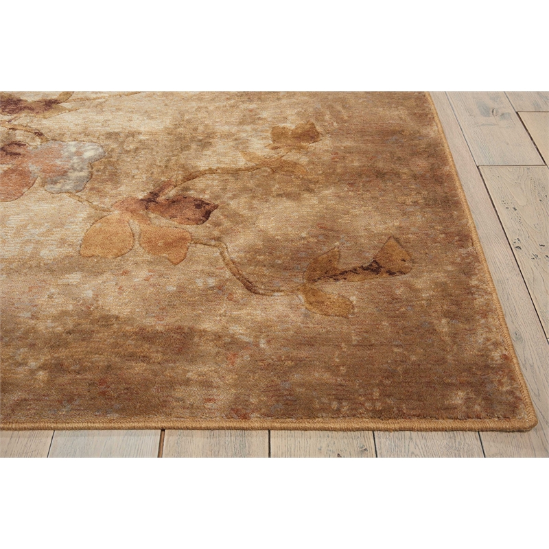 Nourison Somerset Rectangle Polyester Acrylic Area Rug in Multi-Color