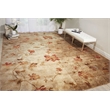 Nourison Somerset Rectangle Polyester Acrylic Area Rug in Multi-Color