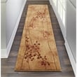 Nourison Somerset 6' Runner Brown Fabric Rustic Area Rug (6' Runner)