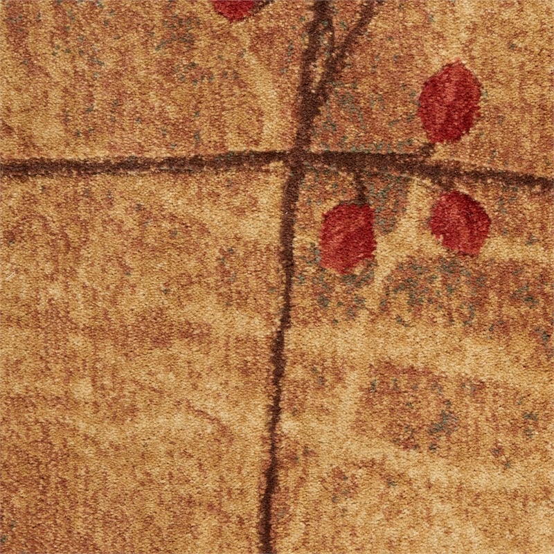 Nourison Somerset 8' Runner Brown Fabric Rustic Area Rug (8' Runner)