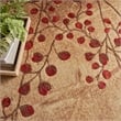Nourison Somerset 7' x 10' Brown Fabric Rustic Area Rug (7' x 10')