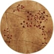 Nourison Somerset 8' x Round Brown Fabric Rustic Area Rug (8' Round)