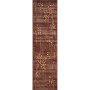 Nourison Somerset 6' Runner Multicolor Fabric Rustic Area Rug (6' Runner)