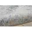Nourison Somerset 6' Runner Gray and Blue Fabric Bohemian Area Rug (6' Runner)