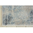 Nourison Somerset 6' Runner Gray and Blue Fabric Bohemian Area Rug (6' Runner)