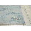 Nourison Somerset 8' Runner Gray and Blue Fabric Bohemian Area Rug (8' Runner)