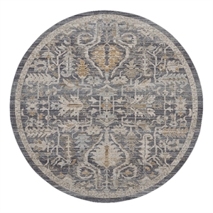 Nourison Nyle 7'10&quot x round Navy Multicolor Bohemian Indoor Rug