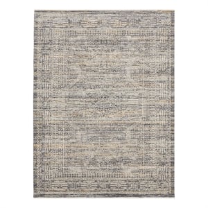 Nourison Nyle 9'10&quot x 13'6&quot Ivory Slate Bohemian Indoor Rug