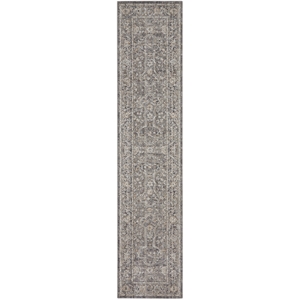 Nourison Nyle 2'3&quot x 8' Slate Multicolor Bohemian Indoor Rug