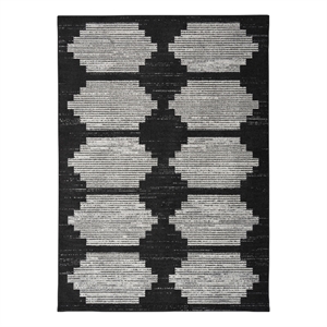 Nourison Modern Passion 6' x 9' Blk/Grey Mid-Century Modern Indoor Rug
