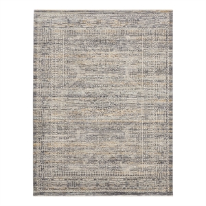 Nourison Nyle 7'10&quot x 10'1&quot Ivory Slate Bohemian Indoor Rug