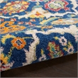 Nourison Allur 9' x 12' Navy Multicolor Fabric Bohemian Area Rug (9' x 12')