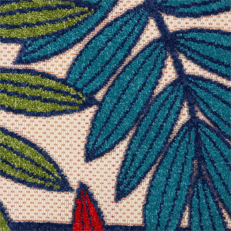Nourison Aloha 2' x 6' Multicolor Outdoor Indoor/Outdoor Rug