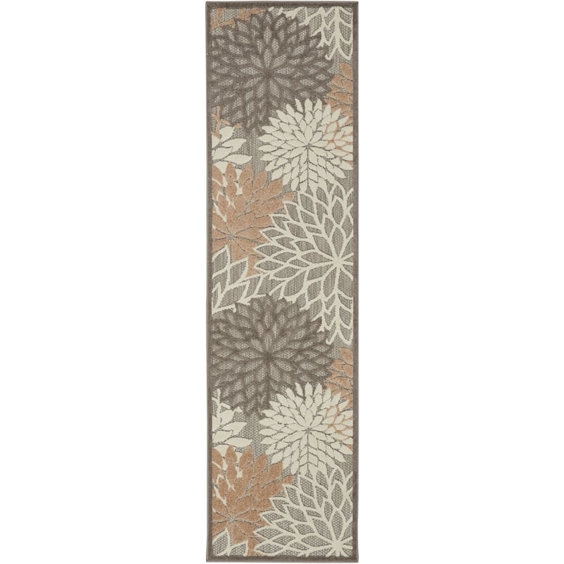 Nourison Aloha 2' x 6' Natural Outdoor Indoor/Outdoor Rug
