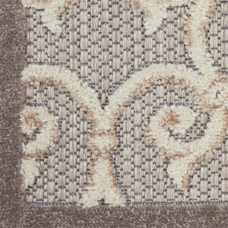 Nourison Aloha 2' x 6' Natural Outdoor Indoor/Outdoor Rug